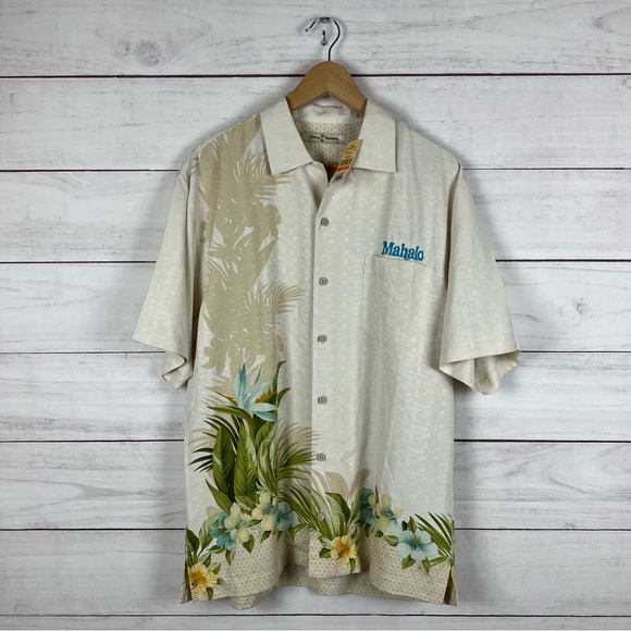 NWT Tommy Bahama Mahalo Silk Hawaiian Shirt Small